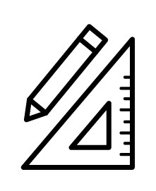 black protractor